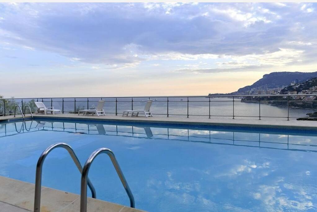 Grand Bleu, Appartamento Vista Mare E Monaco Roquebrune-Cap-Martin Exterior foto